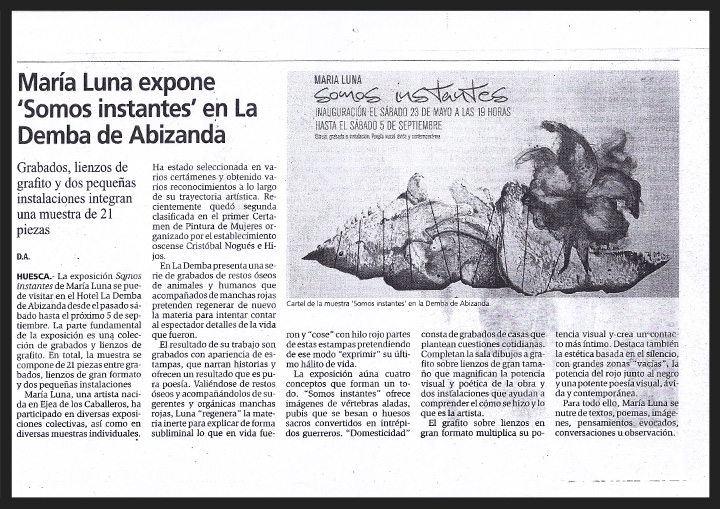 exposición maría luna somos instantes